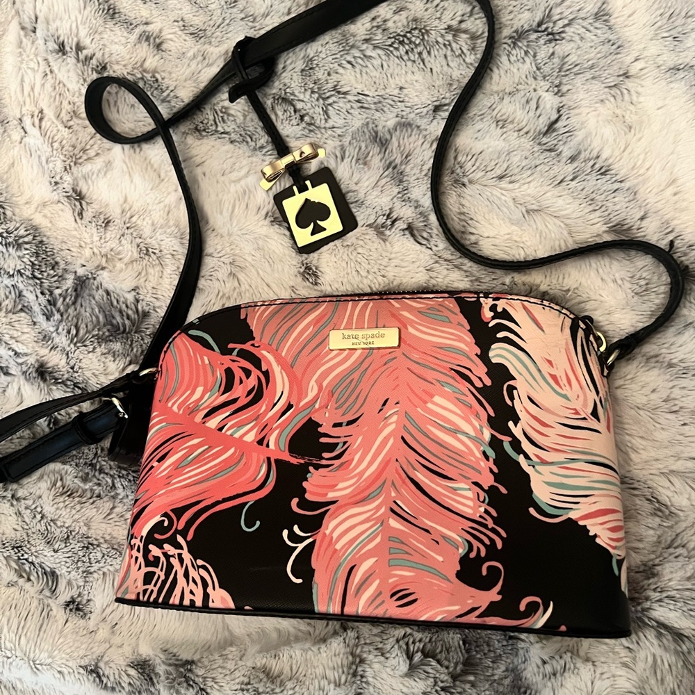 Kate Spade Leather Feather Bag